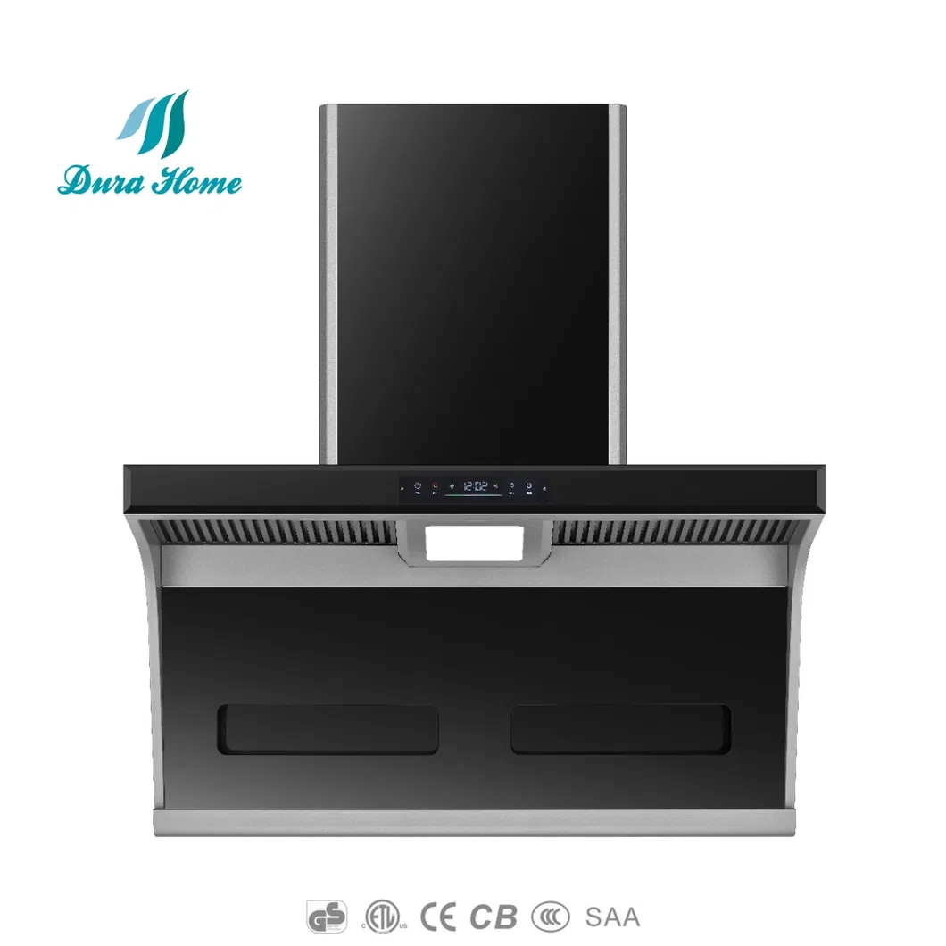 Luxurious Ducted Kitchen Hood - Sleek Golden Wall Mount Range Hood