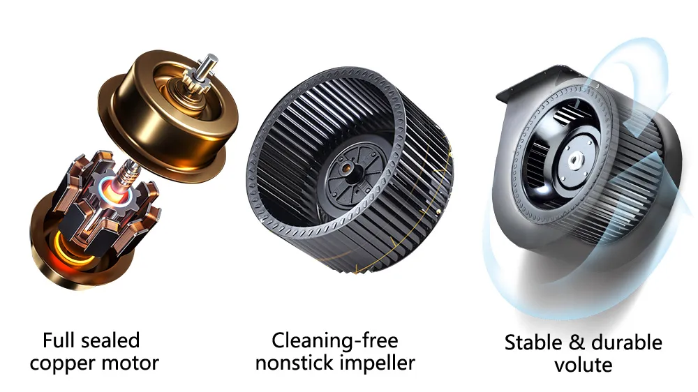 Xunda Wall Mounted Range Hood Home Exhaust Side Draft Cooker Hood