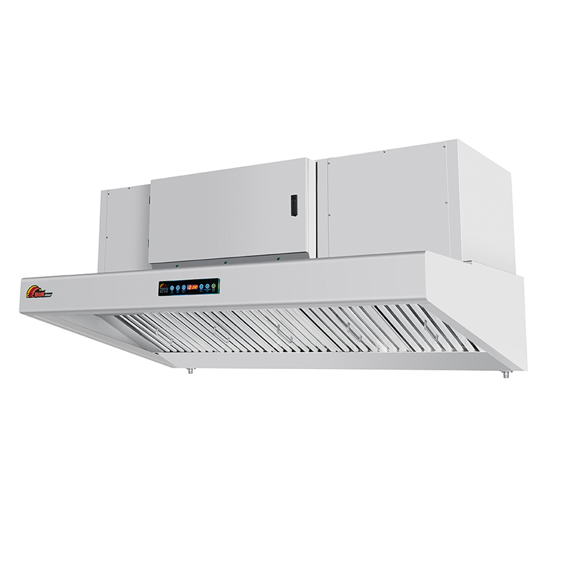 Ventless Range Hood Wall Mounted Industrial Ductless Kitchen Hood Custom or Standard Side Exhaust System