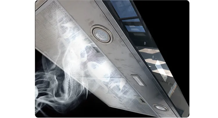 Modern Kitchen 60cm Slide Slim Range Hood with Low Noise