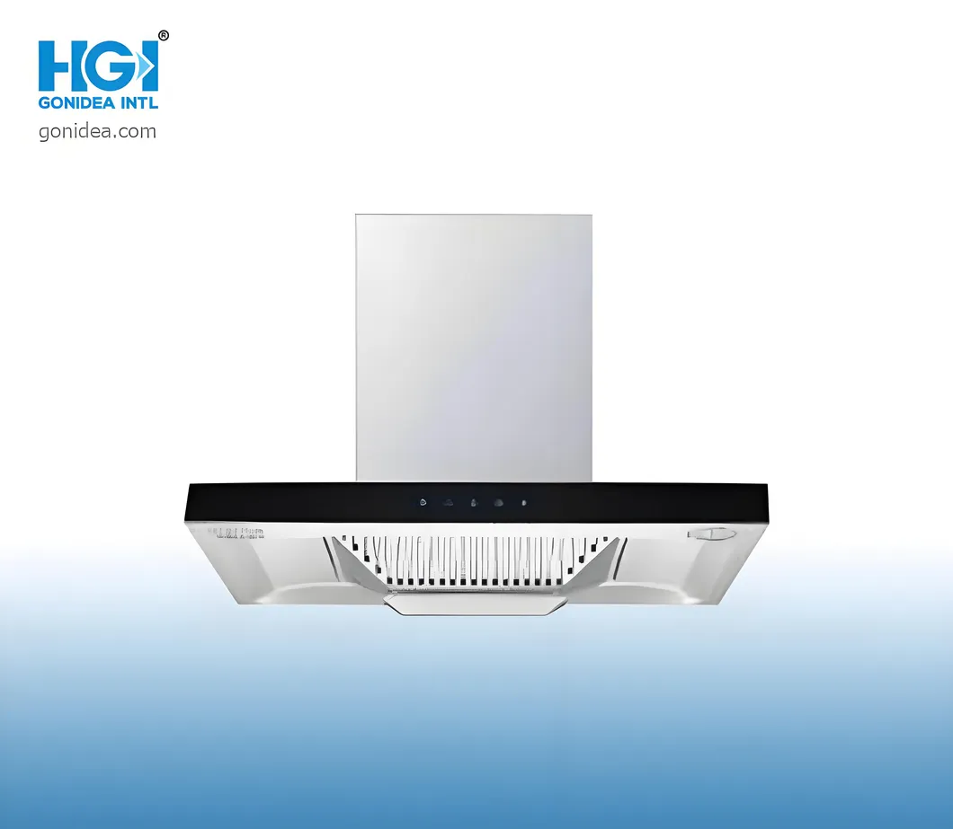 Luxury Ceiling-Mounted Touch Control 3 Speeds Circle Kitchen Range Hood Tgj600d13gl23