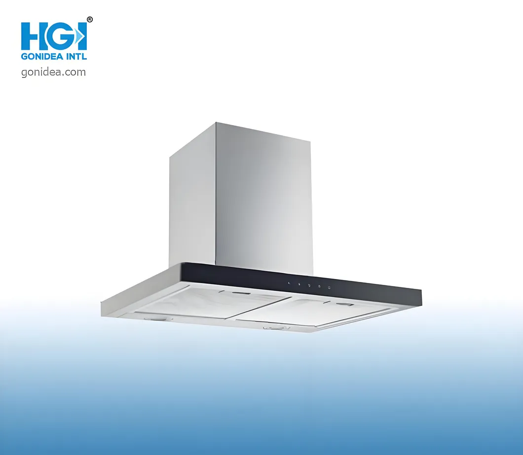 Luxury Ceiling-Mounted Touch Control 3 Speeds Circle Kitchen Range Hood Tgj600d13gl23