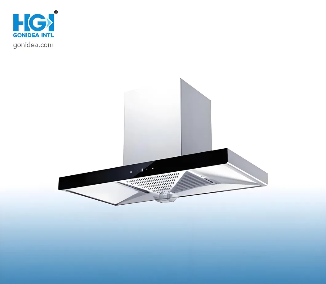 Luxury Ceiling-Mounted Touch Control 3 Speeds Circle Kitchen Range Hood Tgj600d13gl23