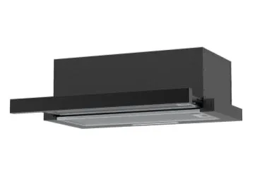Wall Mount Stainless Steel Telescopic Range Hood with Rocker Button