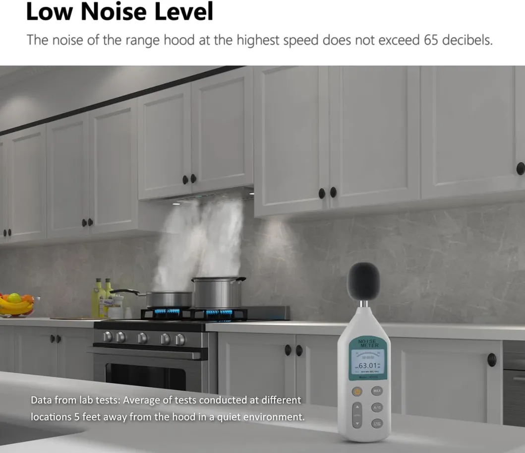 Insert Range Hood, 30-Inch Built-in, Stainless Steel Kitchen Vent Hood