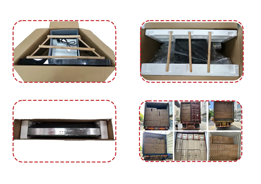 OEM Customized Extractor Range Hood Cooker Hood for Kitchen Island High Quality Low Price Mini Kitchen Smart Range Hoods