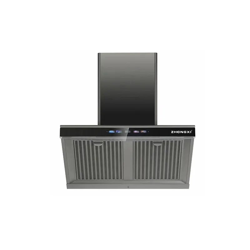 High Effective Touch Switch Home Kitchen Stainless Steel Cooker Hood Range Hood