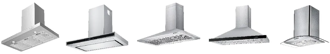 60/90cm Kitchen Cooker Hood Wall-Mounted Automatic Cleaning Extractor S/S Exhaust Range Hood