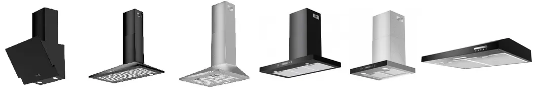 60/90cm Kitchen Cooker Hood Wall-Mounted Automatic Cleaning Extractor S/S Exhaust Range Hood