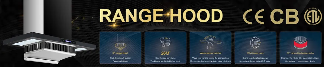 Sleek Modern Kitchen Ceiling Range Hood for Effortless Cooking