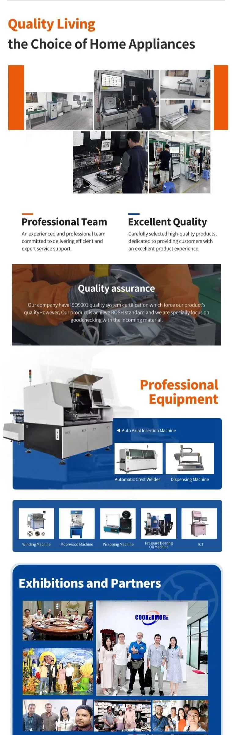 Reflective Glass Touch Screen Kitchen Wall-Mounted Slant Range Hood