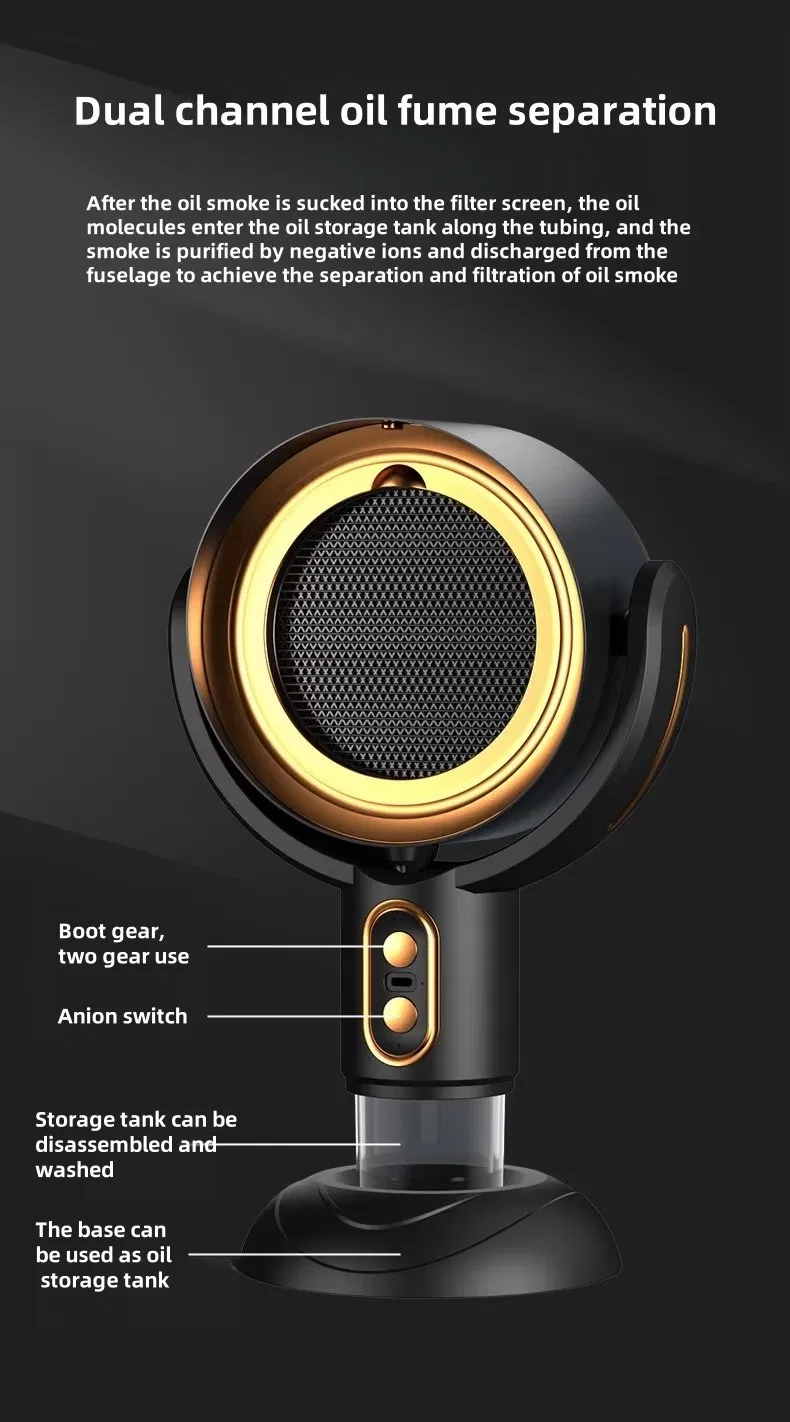 Portable USB Range Hood for Kitchen, Camping, and Indoor BBQ (CFDLP25035)