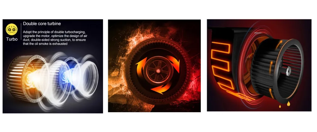 Powerful 90cm T-Shaped Kitchen Range Hood for Effective Cleaning