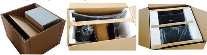 New 900mm Temperred Glass Touch Control 3 Speed Range Hood