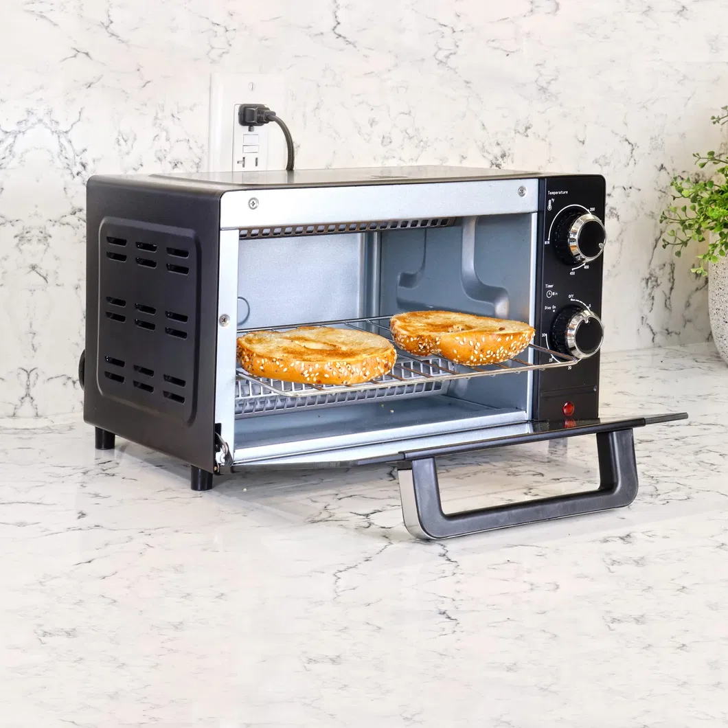 Total Chef Natural Convection Toaster Fits 9 Inch Pizza Compact Countertop Oven