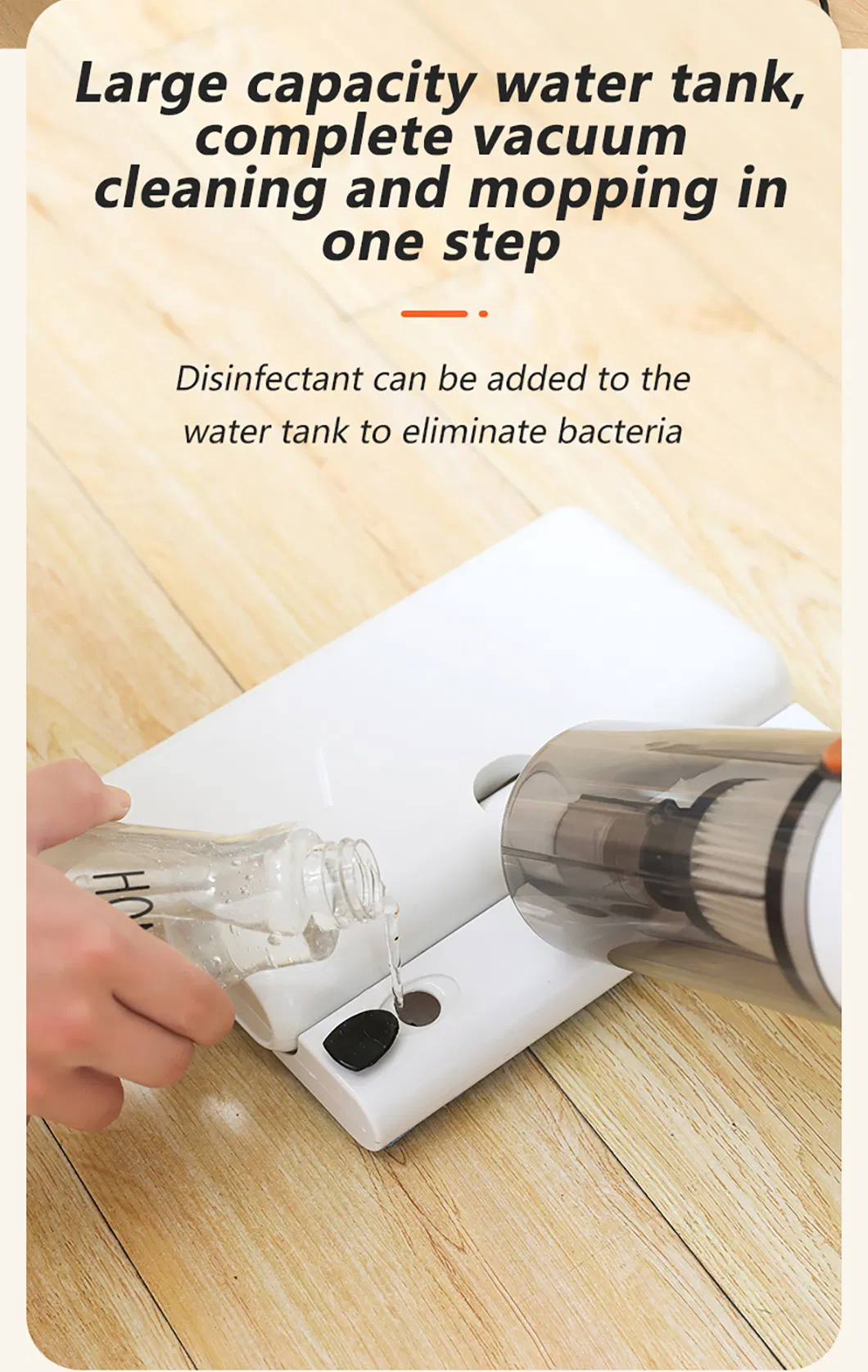 High-Performance Wet and Dry Vacuum Cleaner with 400W Power and Water Tank