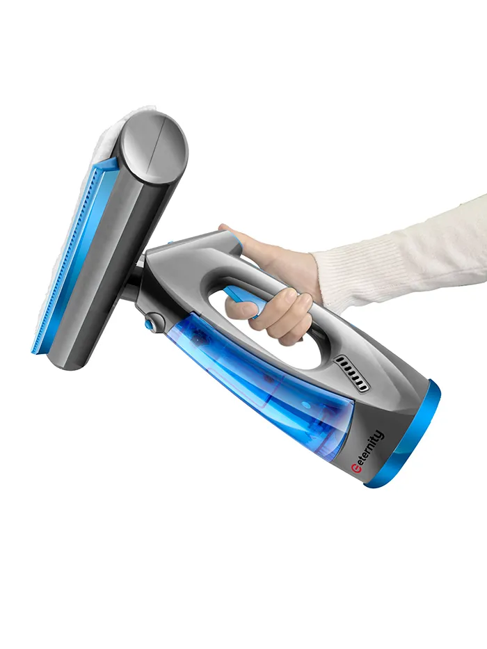 Window Squeegee Cleaner and Microfiber Scrubber with Extendable Glass Cleaning Kit for Shower