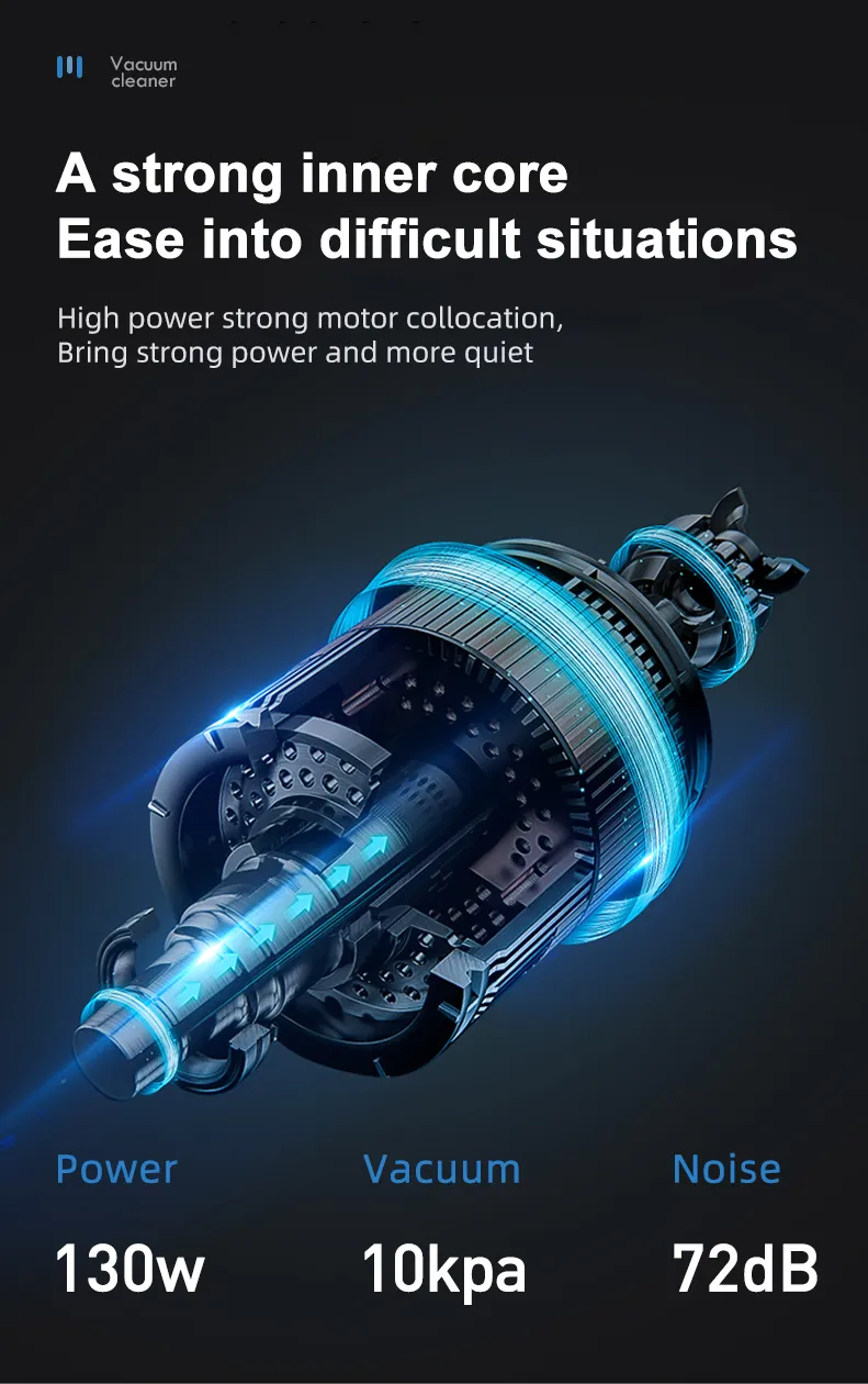 Home Floor Cordless Smart Vacuum Cleaner Handheld for Home