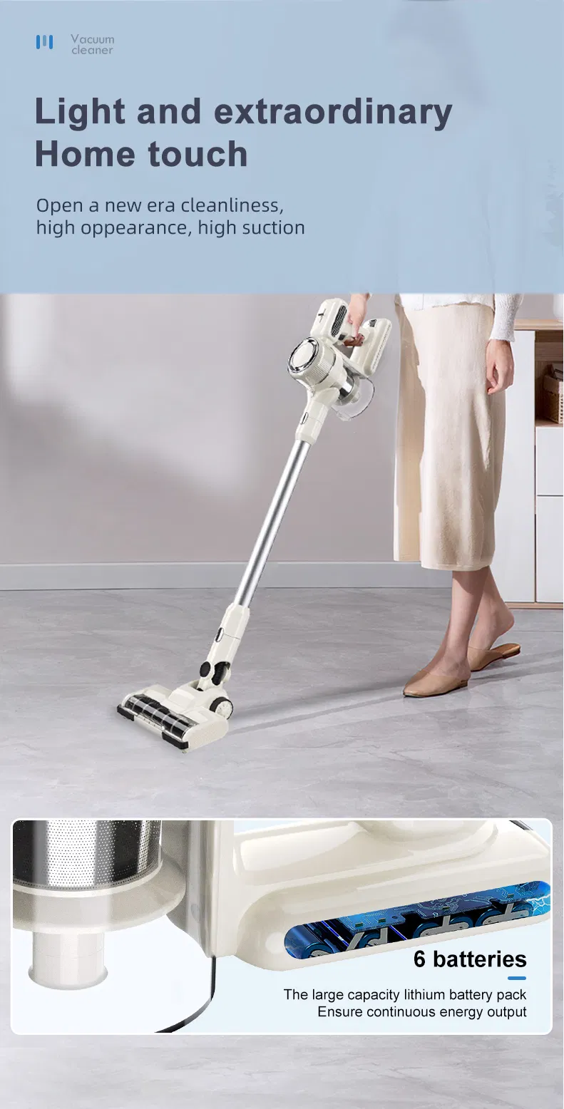 Home Floor Cordless Smart Vacuum Cleaner Handheld for Home