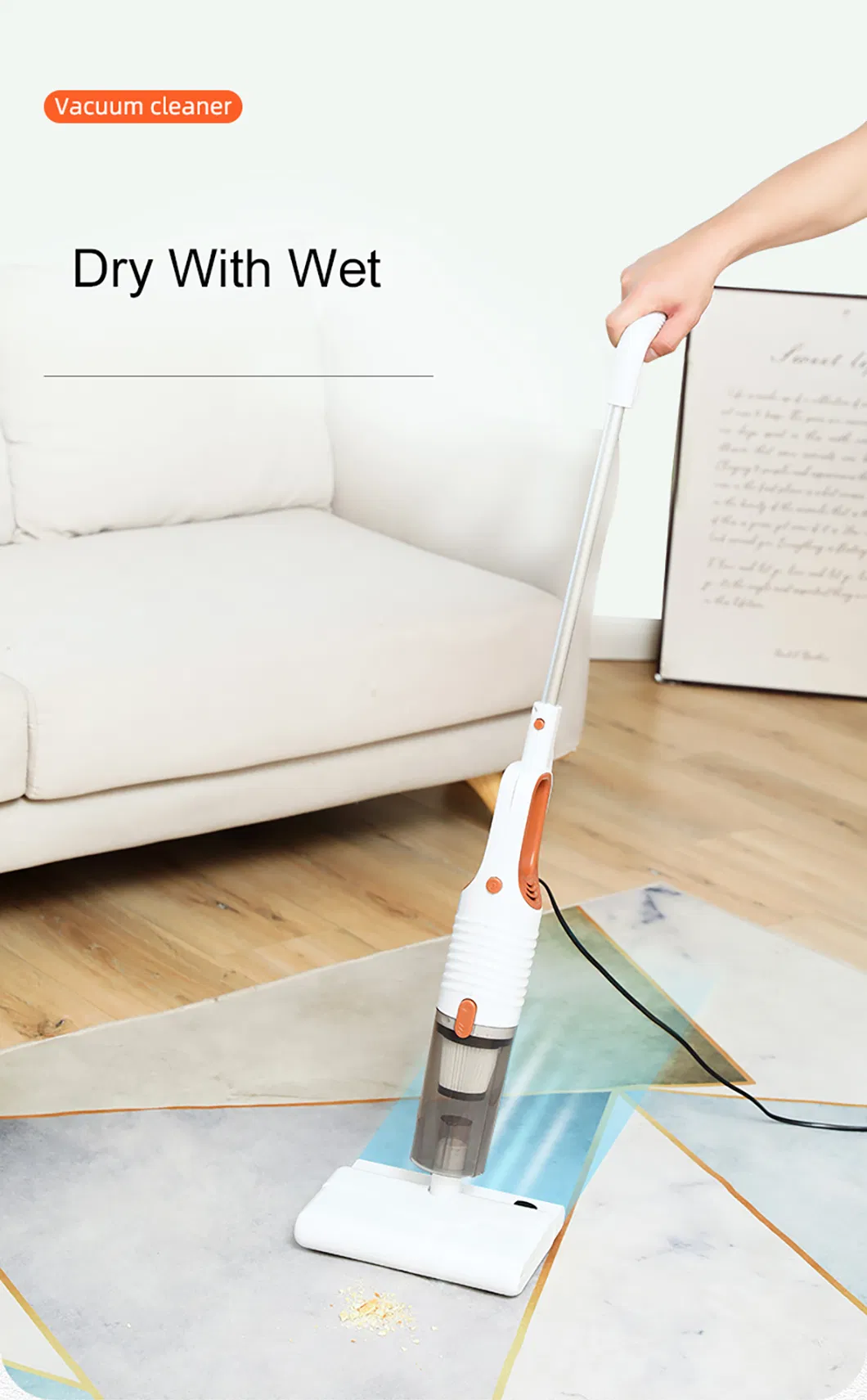 Powerful Compact Wet and Dry Vacuum Cleaner for Home Use