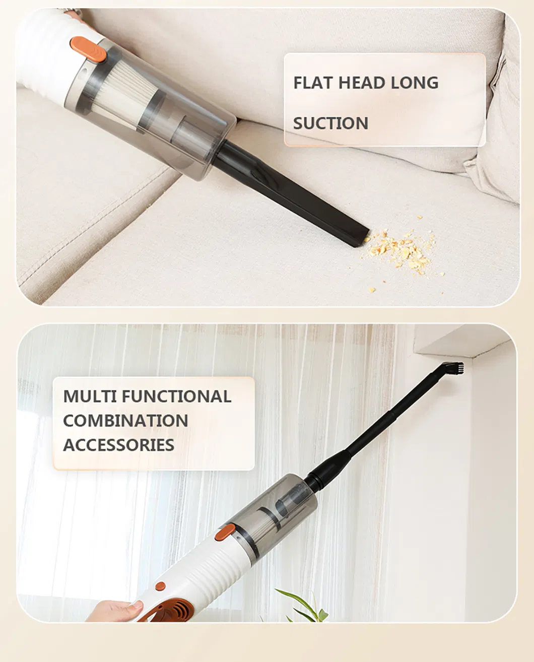 Powerful Compact Wet and Dry Vacuum Cleaner for Home Use