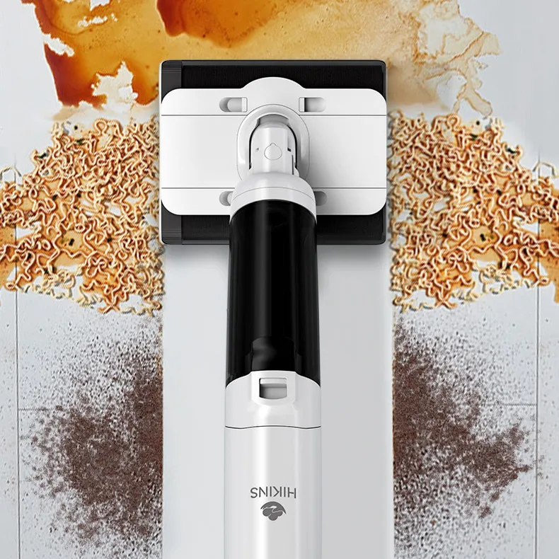 Household 15kpa Floor Cleaning Rechargeable Cordless Hot Drying Floor Scrubber