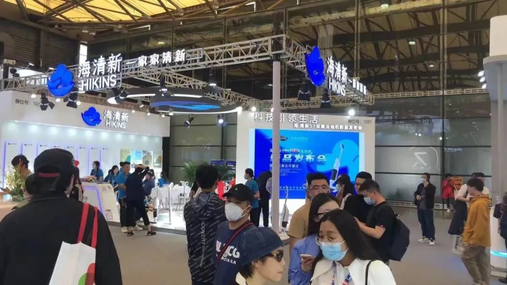 Household 15kpa Floor Cleaning Rechargeable Cordless Hot Drying Floor Scrubber