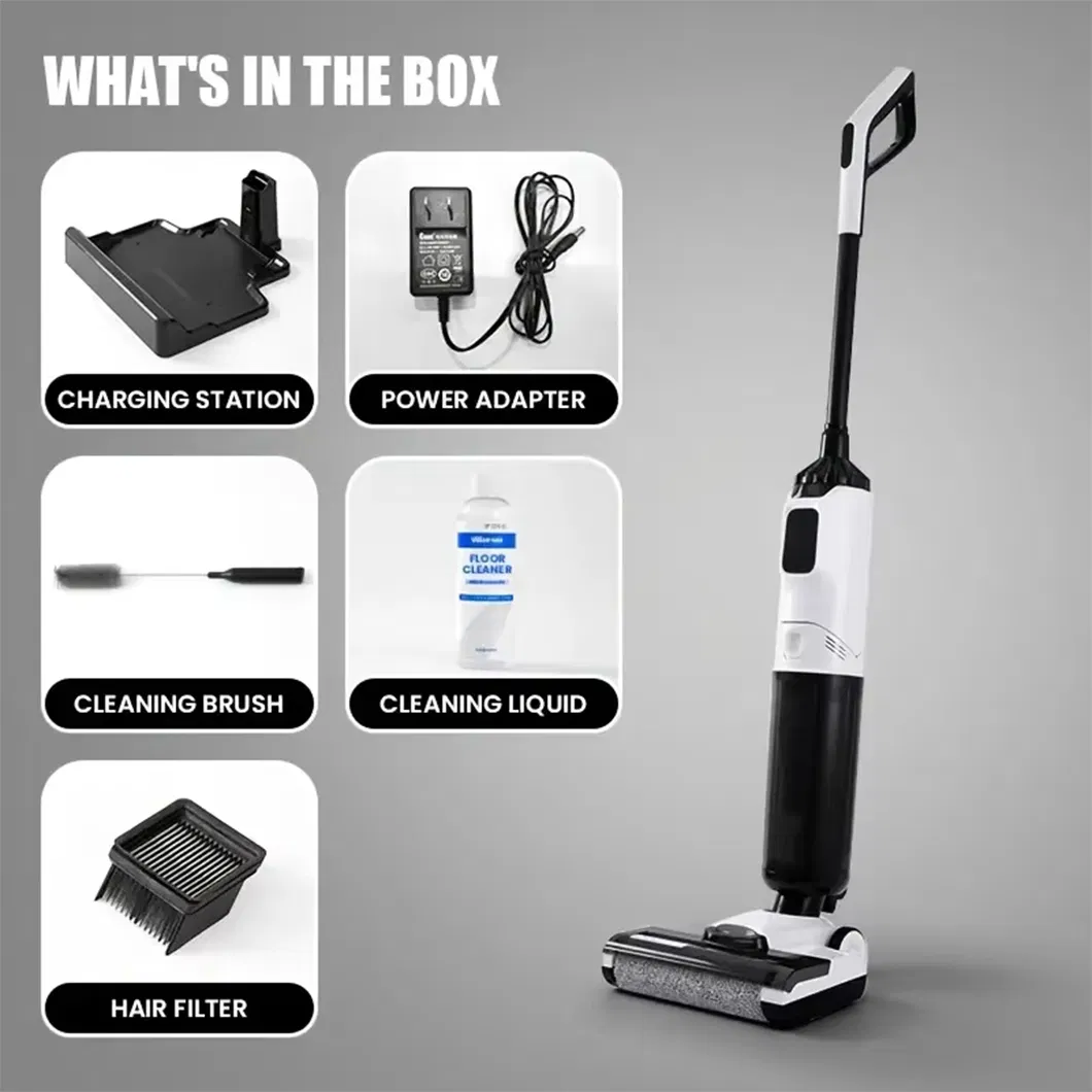 Cordless Wet Dry Vacuum Cleaner Self-Cleaning Handheld Device for Home &amp; Hotel Use with Brushless Technology