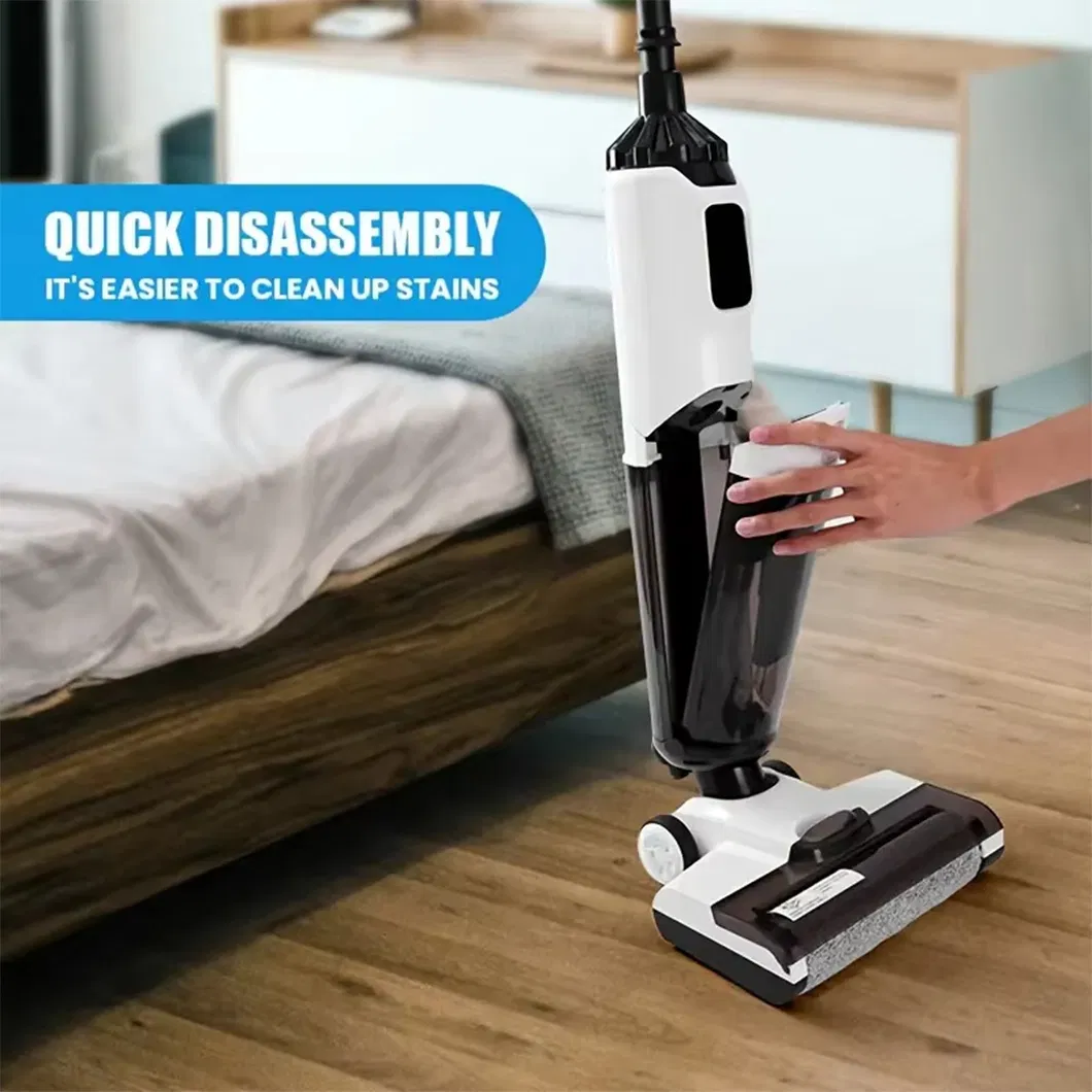 Cordless Wet Dry Vacuum Cleaner Self-Cleaning Handheld Device for Home &amp; Hotel Use with Brushless Technology
