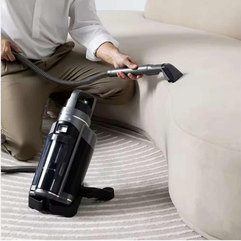 Multi-Purpose Cleaning System with Floor Washer Attachments