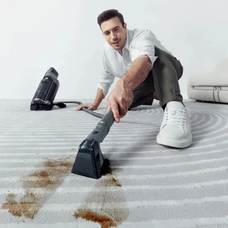 Multi-Purpose Cleaning System with Floor Washer Attachments