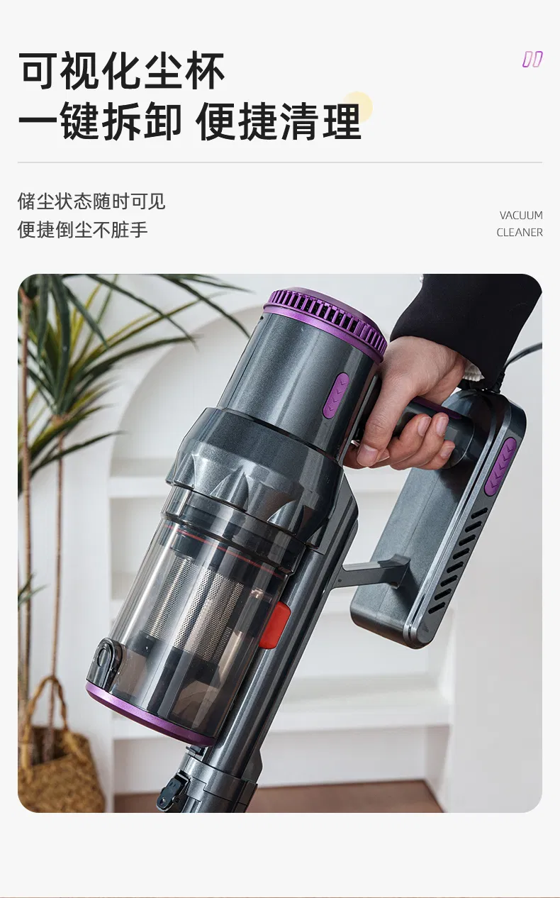 2025 New Model Retractable Aluminum Tube Vacuum Cleaner
