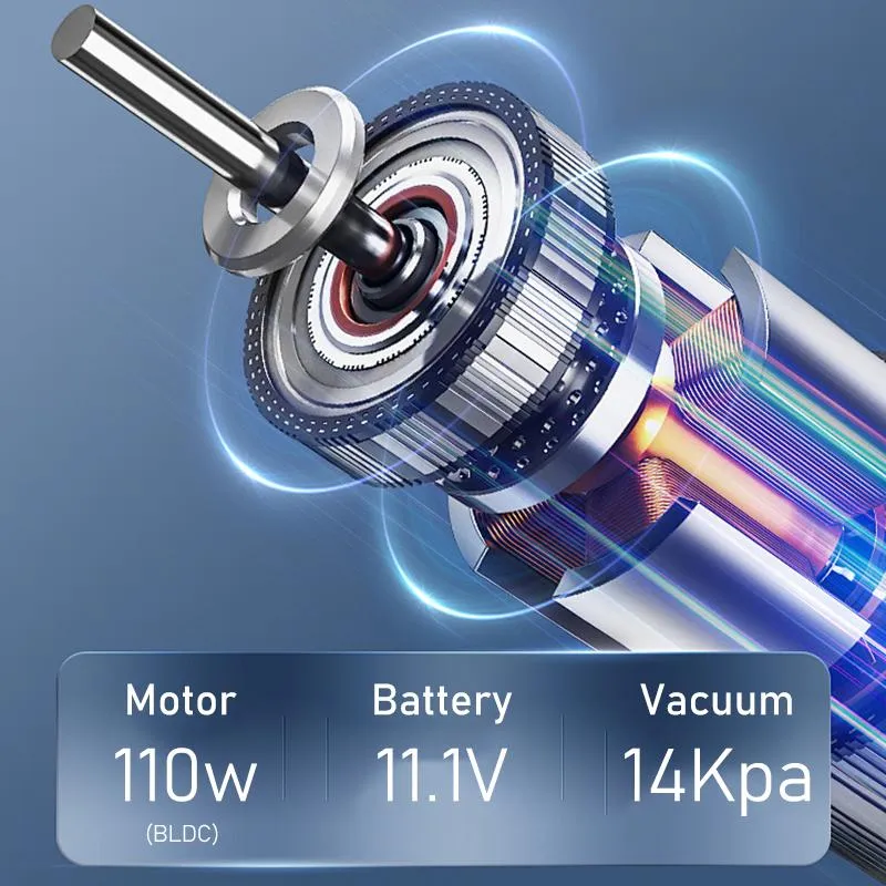 Purolf Home Floor 2 in 1 Cordless Battery Stick Vacuum Cleaner Handheld for Hardwood Floor Carpet/Pet Hair