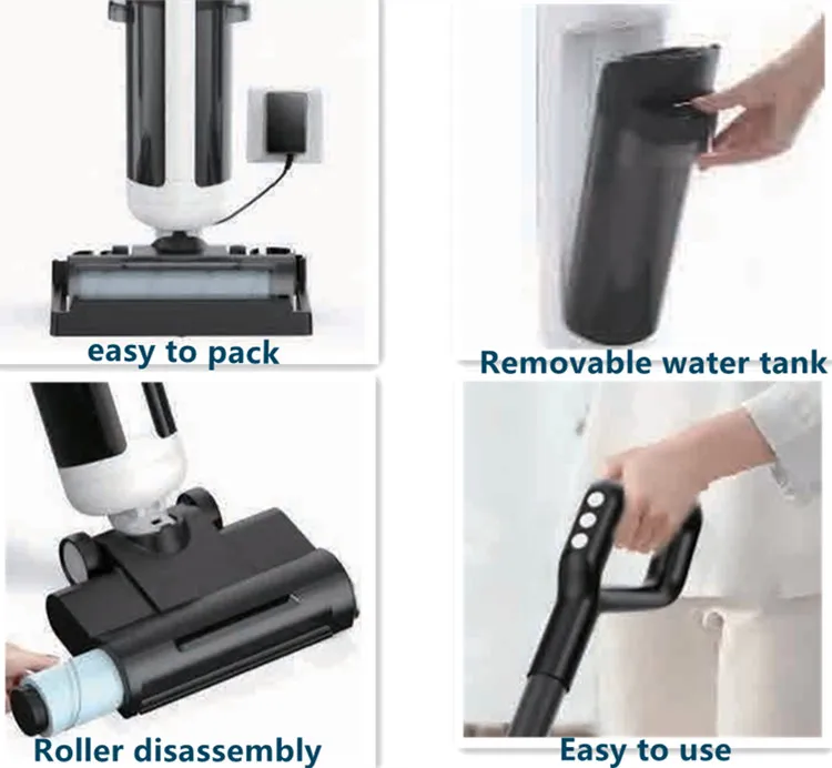 4000mAh Battery Keep 40 Mins Work Time Floor Cleaning Machine Scrubber Floor Cleaner Factory