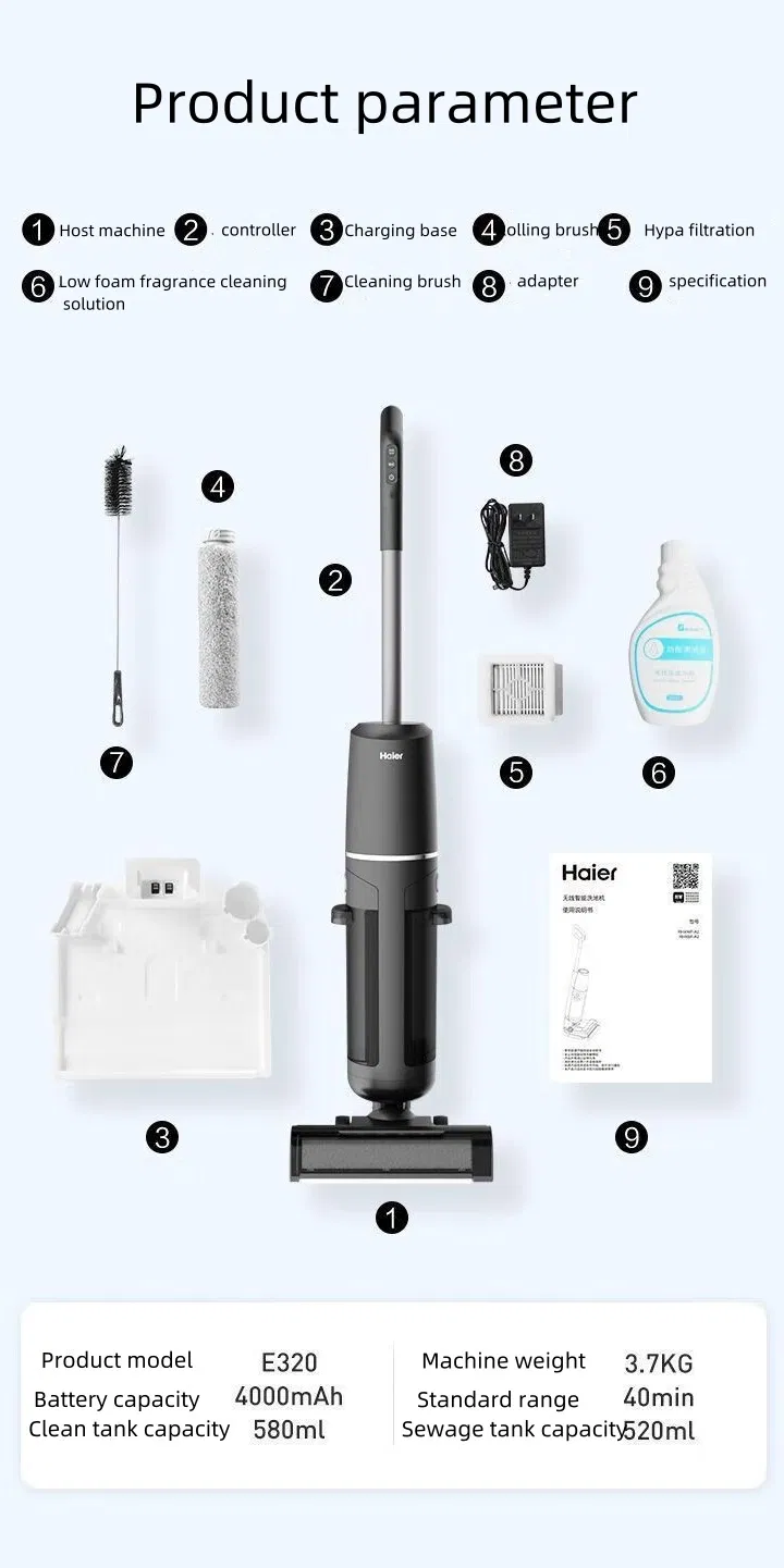 Cordless Water Vacuum Cleaner for Efficient and Tangle-Free Wet Cleaning