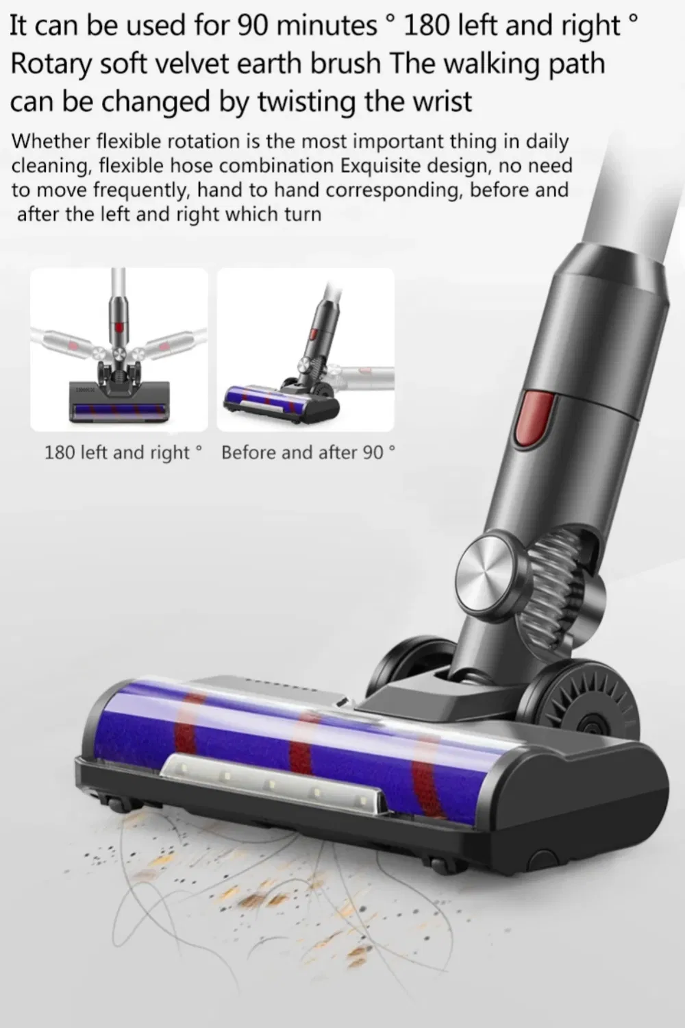 Compact Upright Carpet Cleaner and Floor Scrubber Combo